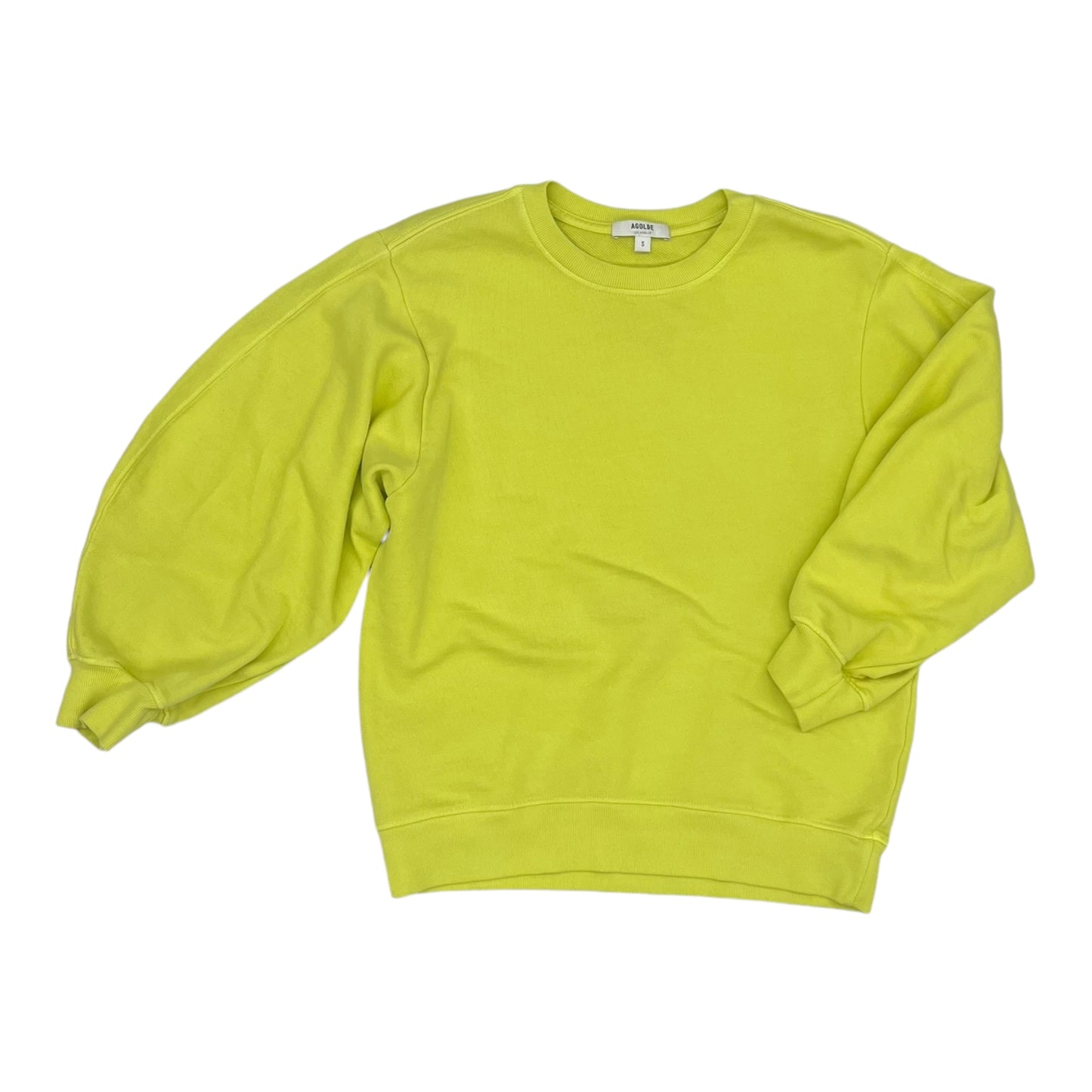 Sweatshirt Crewneck By Agolde In Green, Size:S