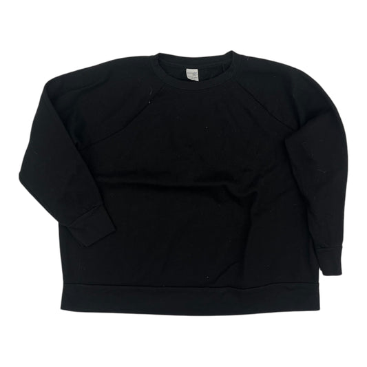 Sweatshirt Crewneck By Terra & Sky In Black, Size:1X