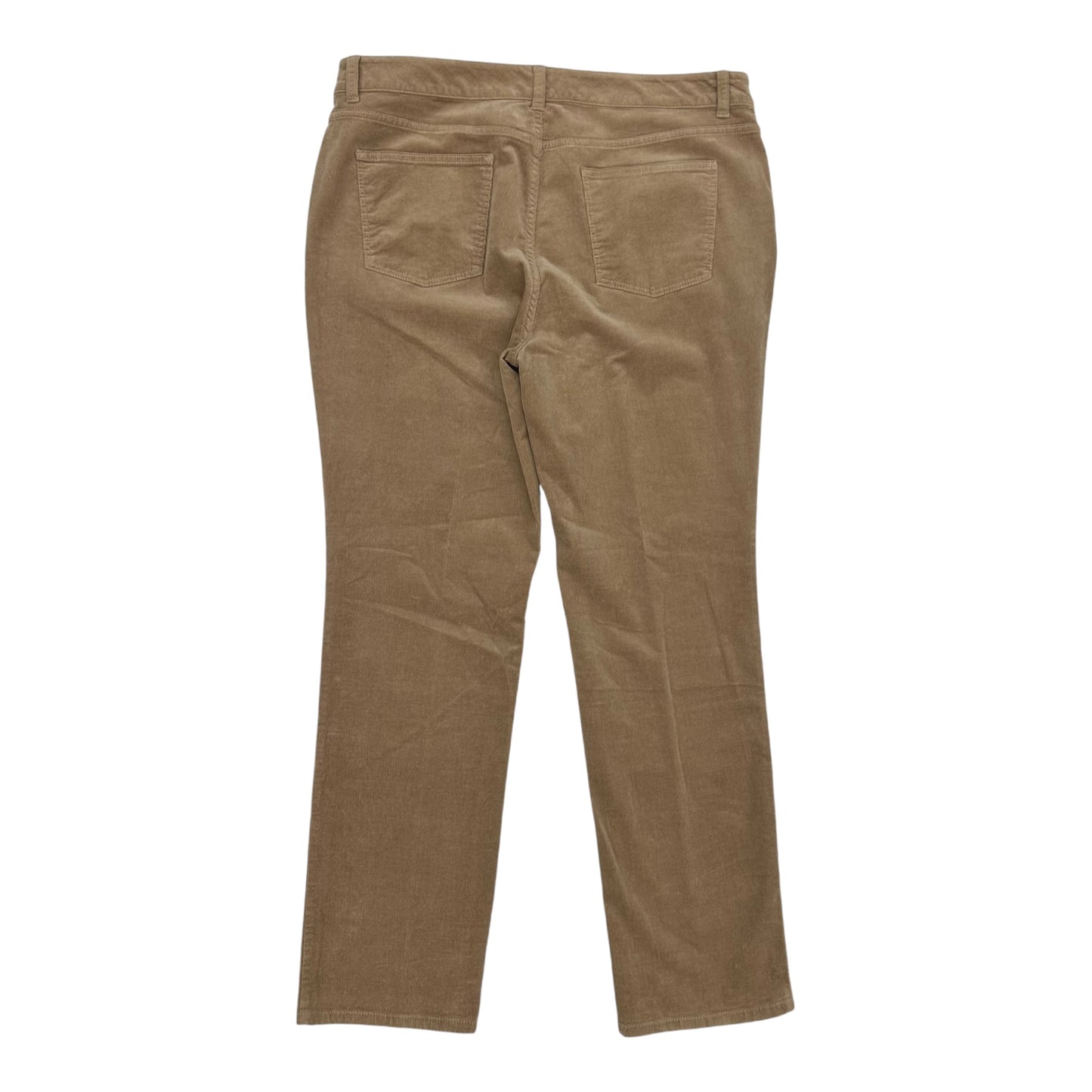 Pants Corduroy By Talbots In Tan, Size:16