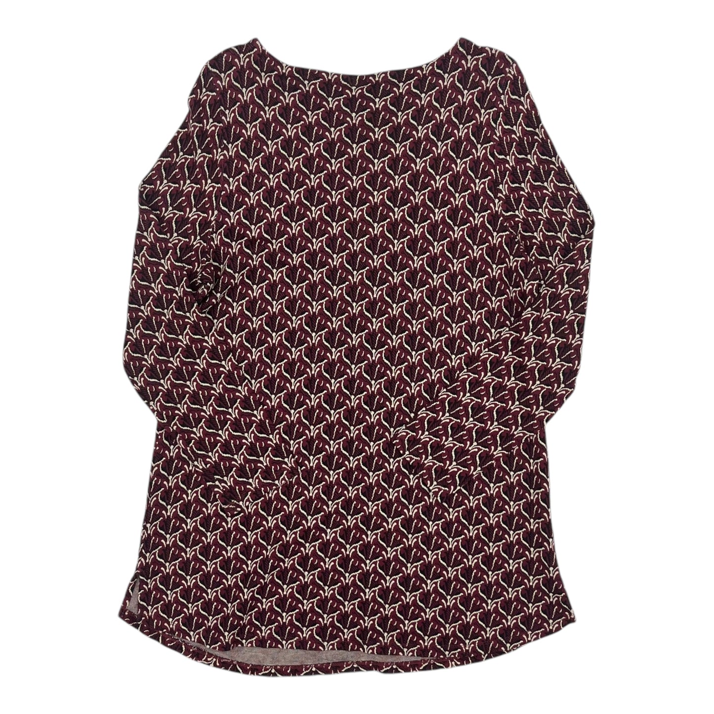 Top Ls By J. Jill In Maroon, Size:L