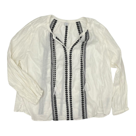 Top Ls By Old Navy In White, Size:Xl