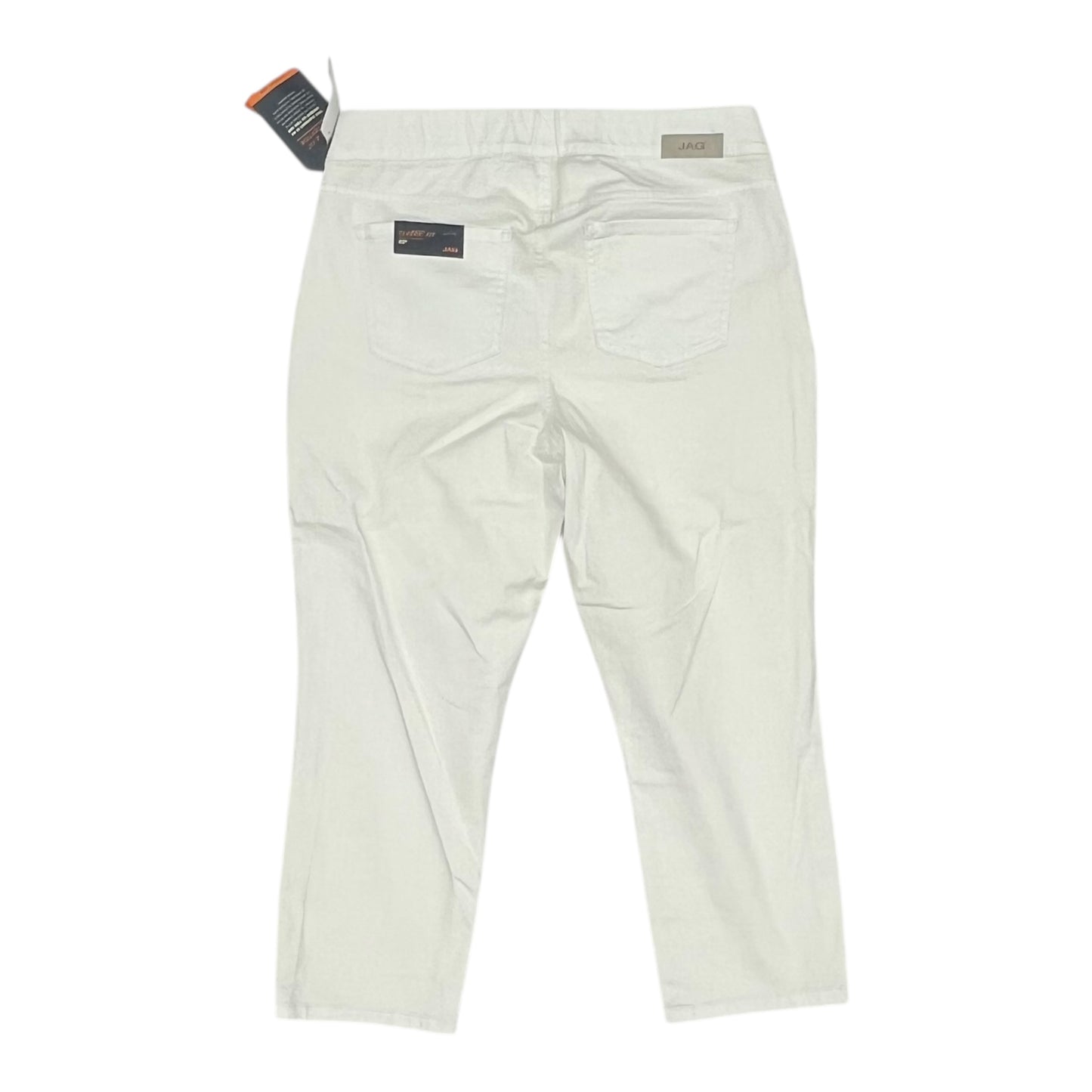Pants Cropped By Jag In Cream, Size:8P