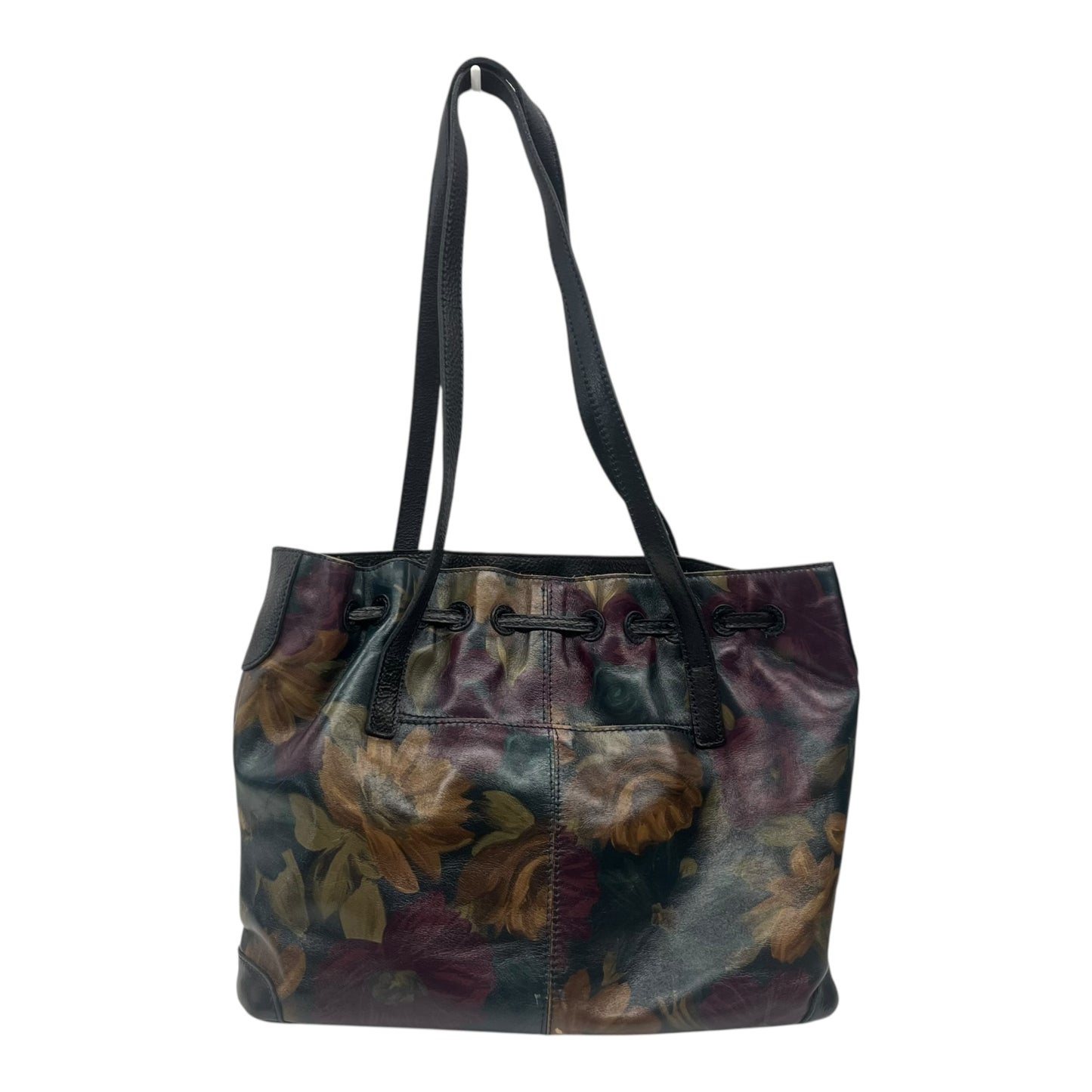 Handbag Designer By Patricia Nash In Black & Purple, Size:Large