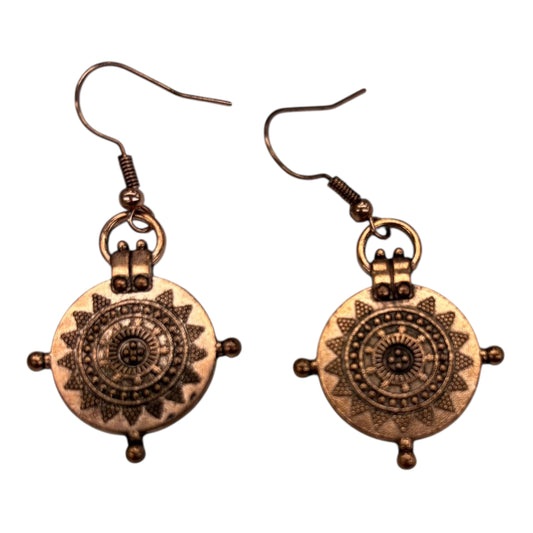 Earrings Statement By Clothes Mentor In Rose Gold