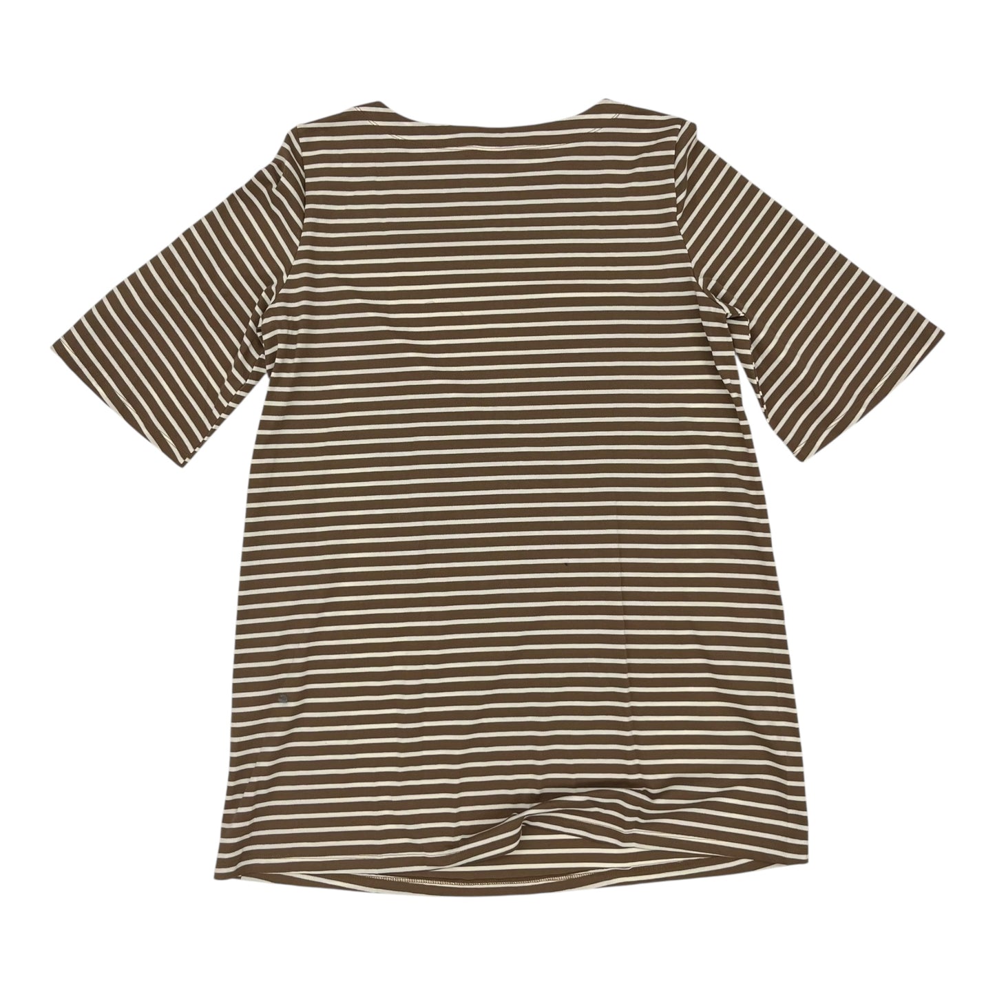 Dress Casual Short By Cmf In Brown & Cream, Size:Xl