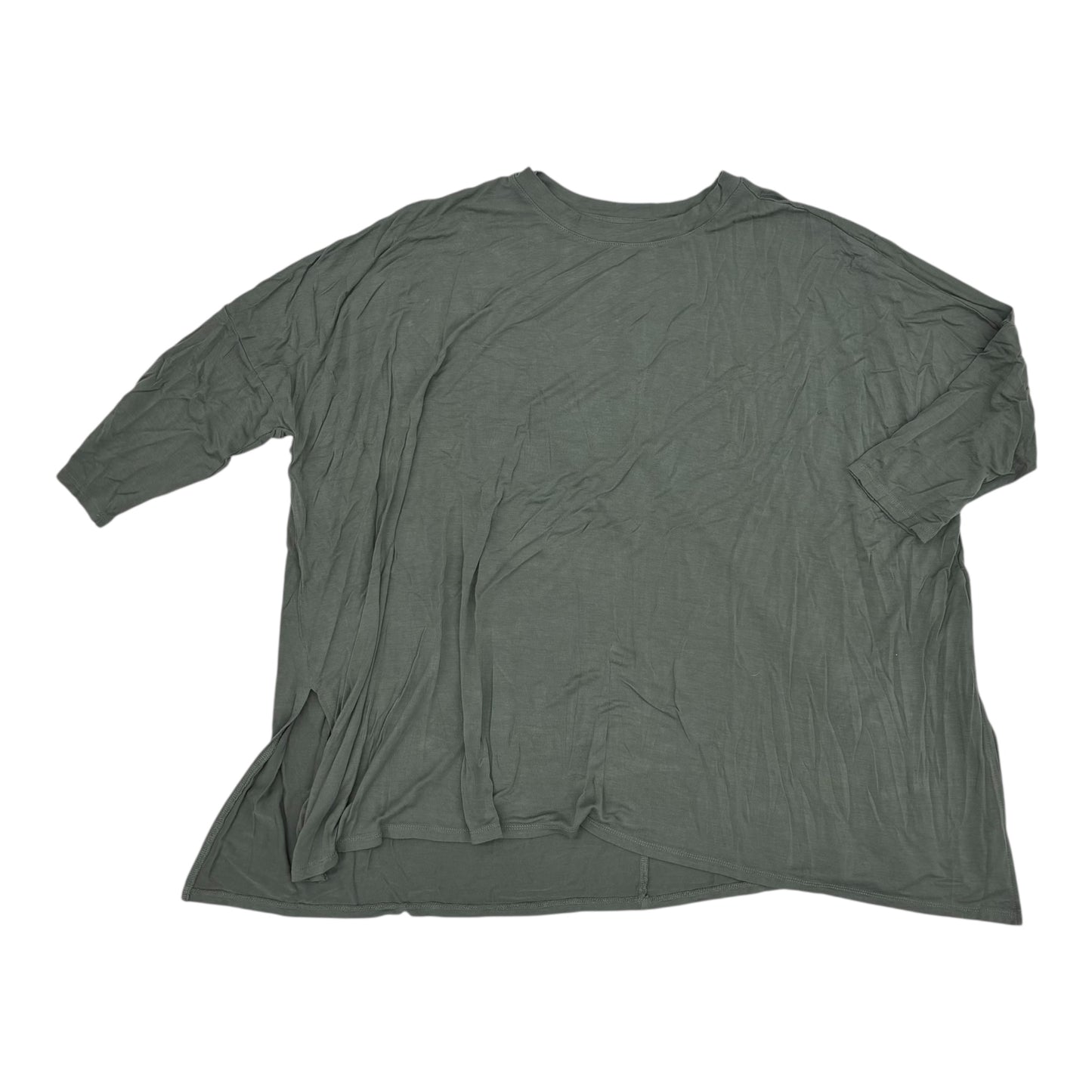 Top 3/4 Sleeve Basic By Maurices In Green, Size:L