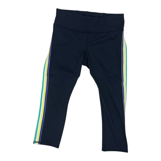 Athletic Leggings Capris By Athleta In Navy, Size:M