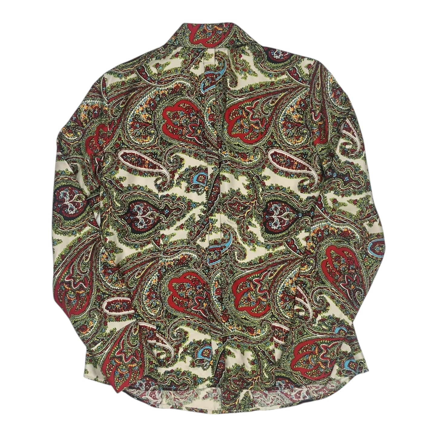 Blouse Ls By Talbots In Tan, Size:M