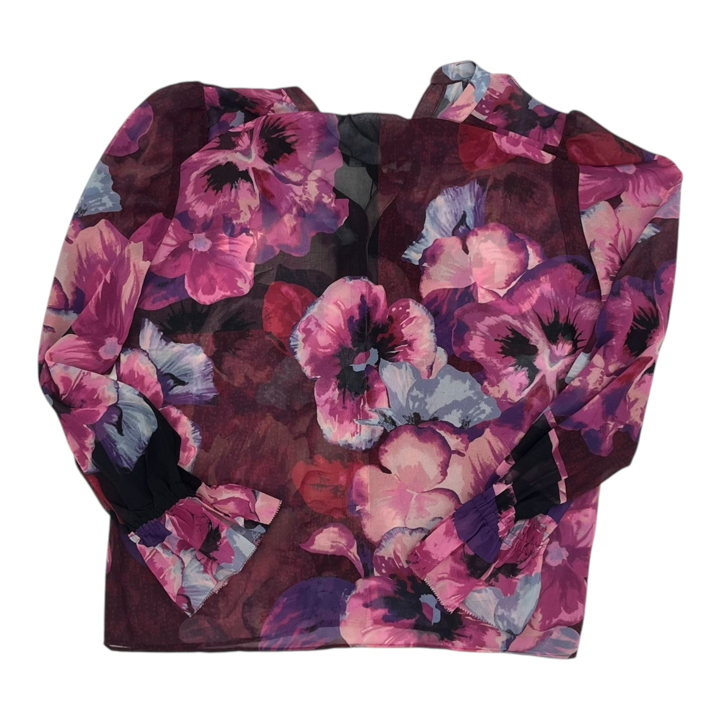 Blouse Ls By White House Black Market In Pink, Size:M