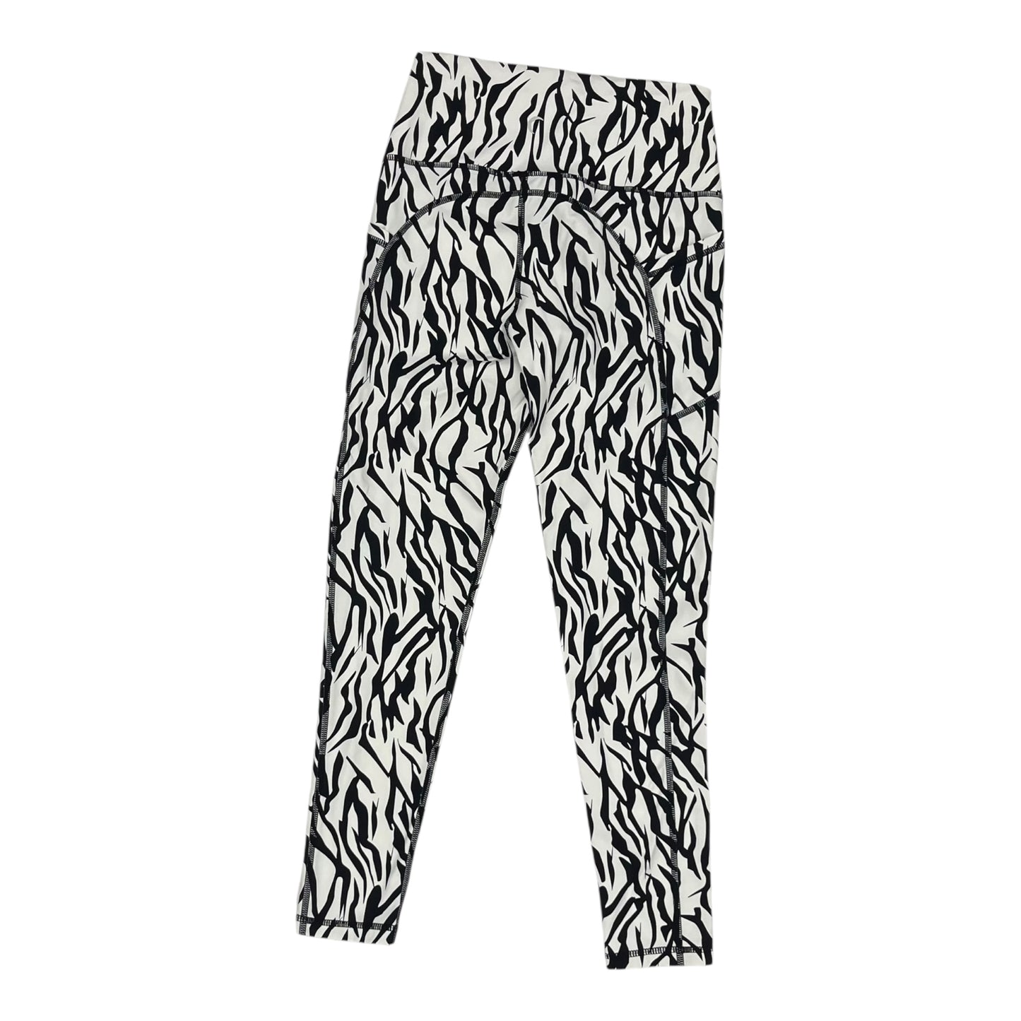 Athletic Leggings By Zyia In Black & White, Size:S