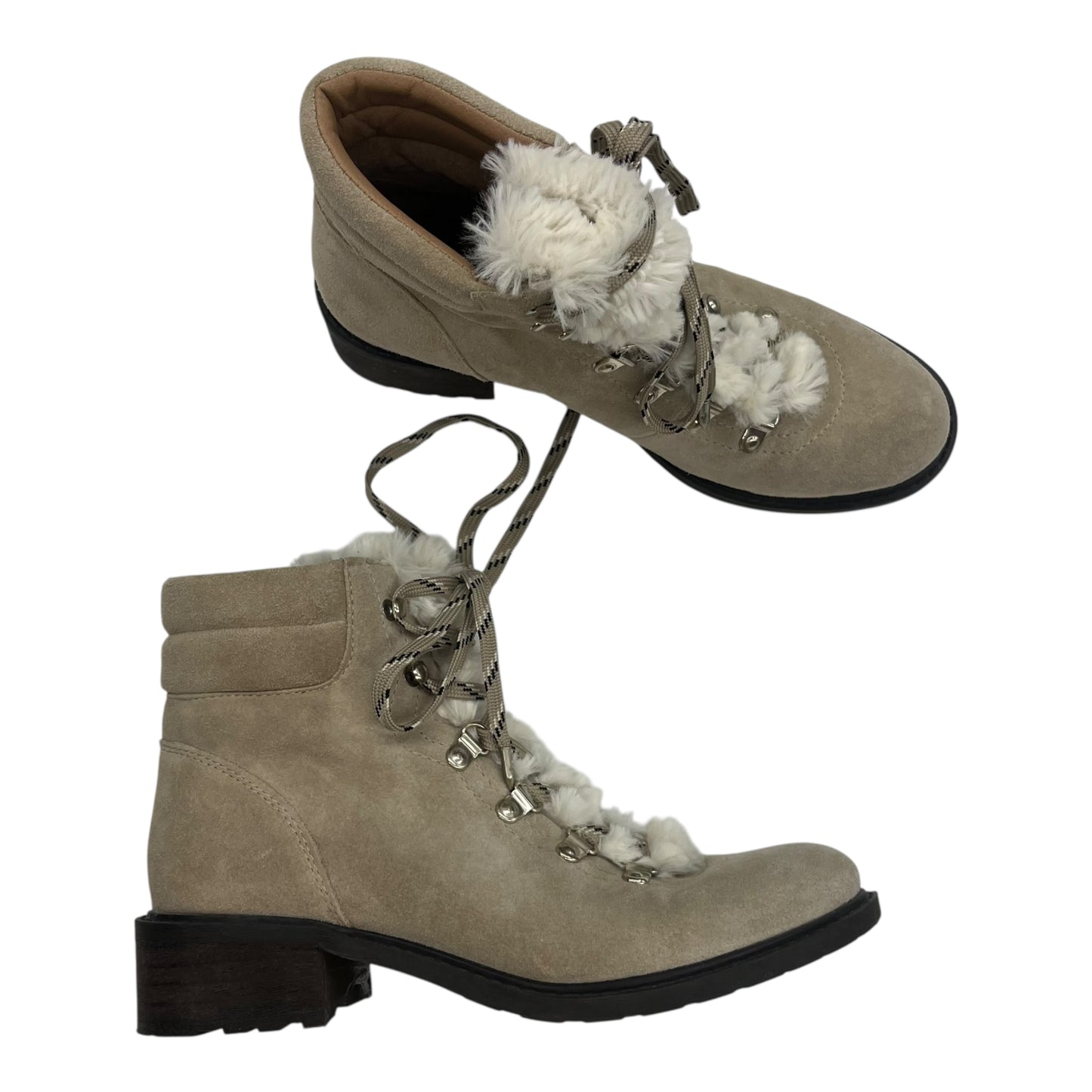 Boots Ankle Flats By Sam Edelman In Tan, Size:8