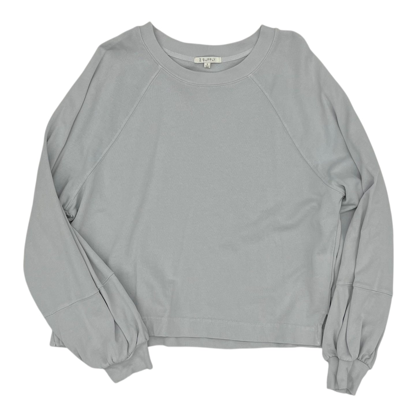 Sweatshirt Crewneck By Z Supply In Grey, Size:S