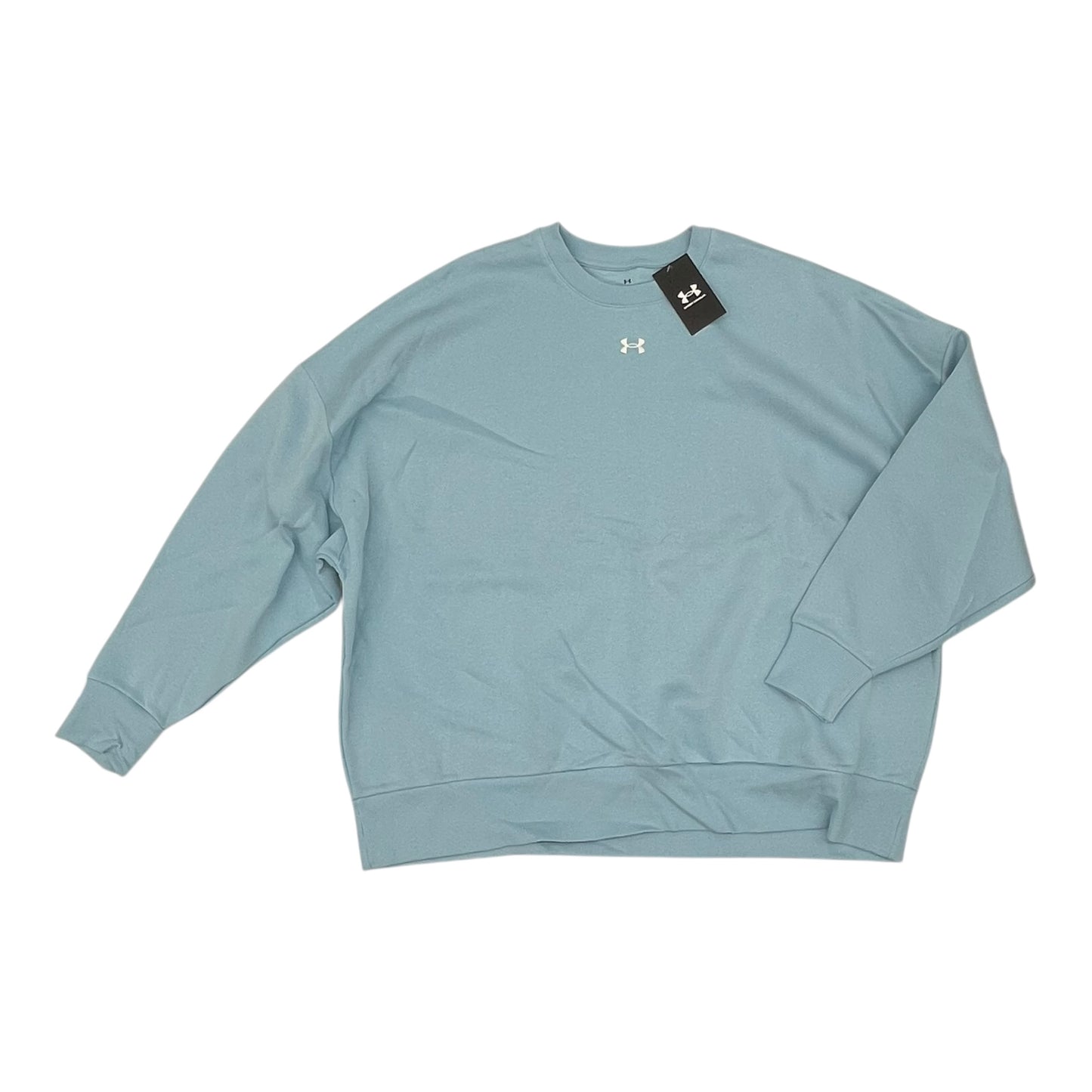 Athletic Sweatshirt Crewneck By Under Armour In Blue, Size:1X