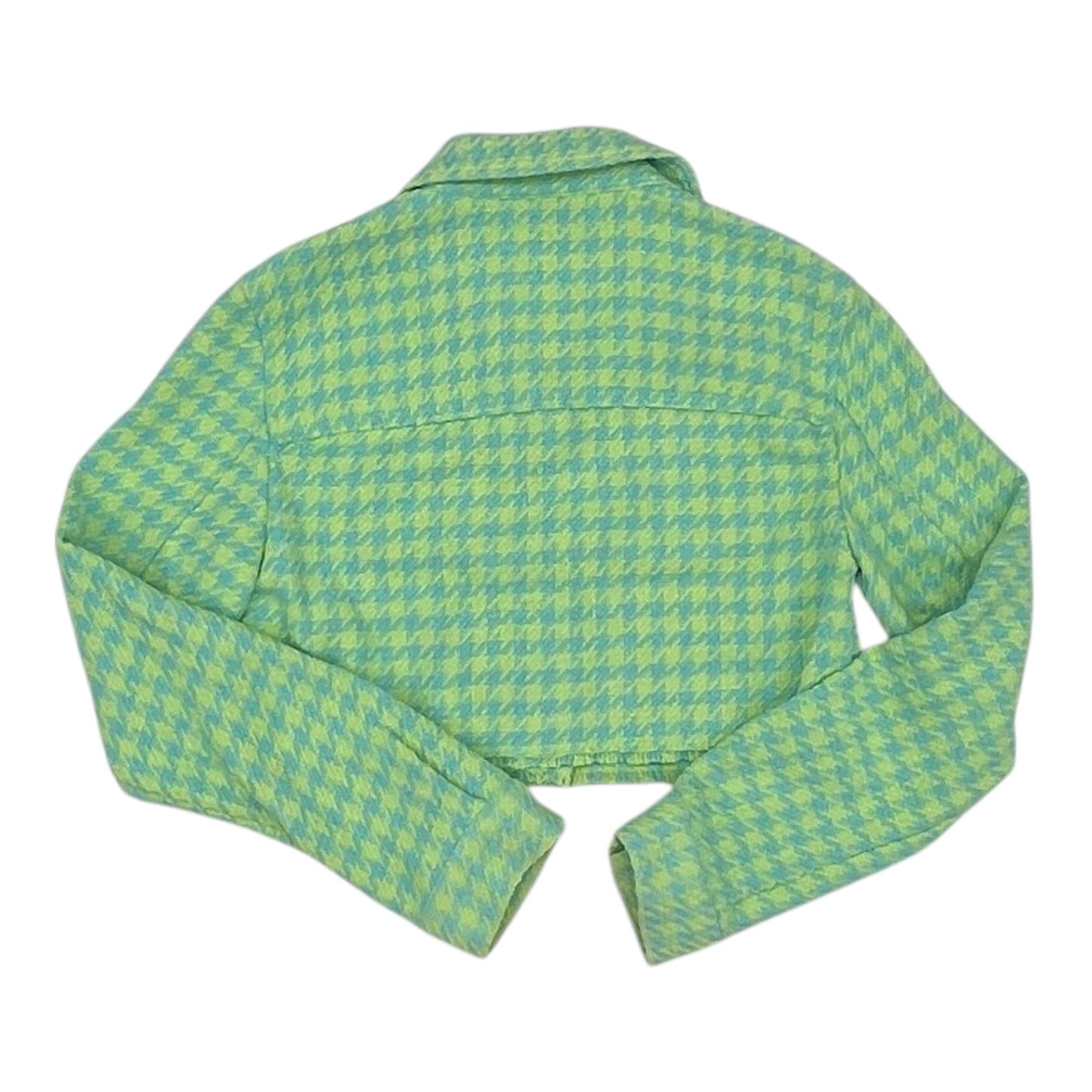 Jacket Other By Zara In Blue & Green, Size:M