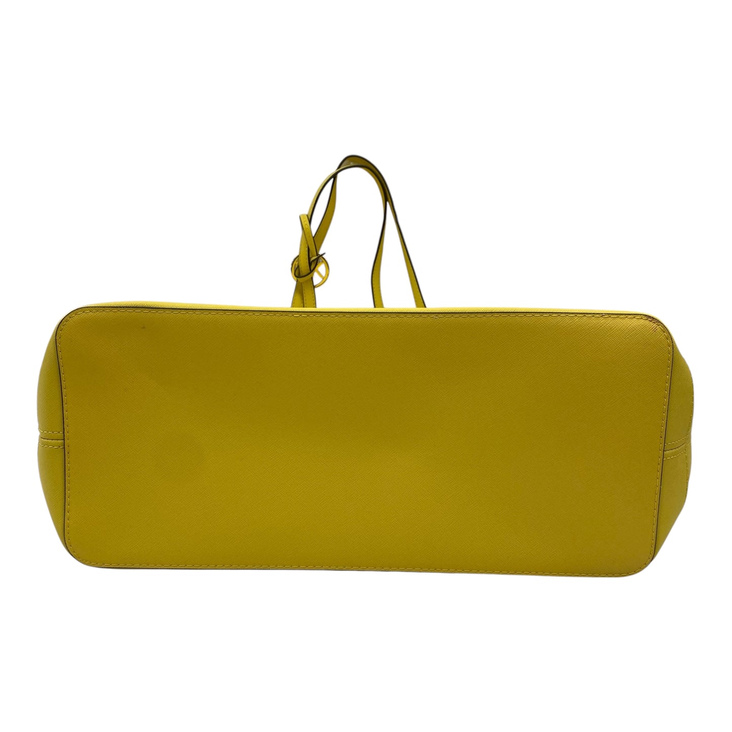 Handbag Designer By Michael Kors In Yellow, Size:Large