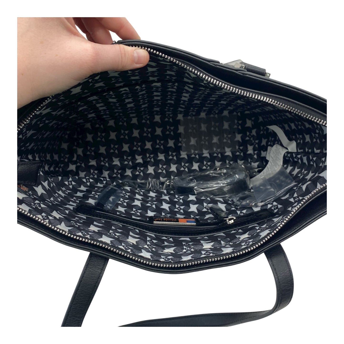 Handbag By Nicole Lee In Black, Size:Large