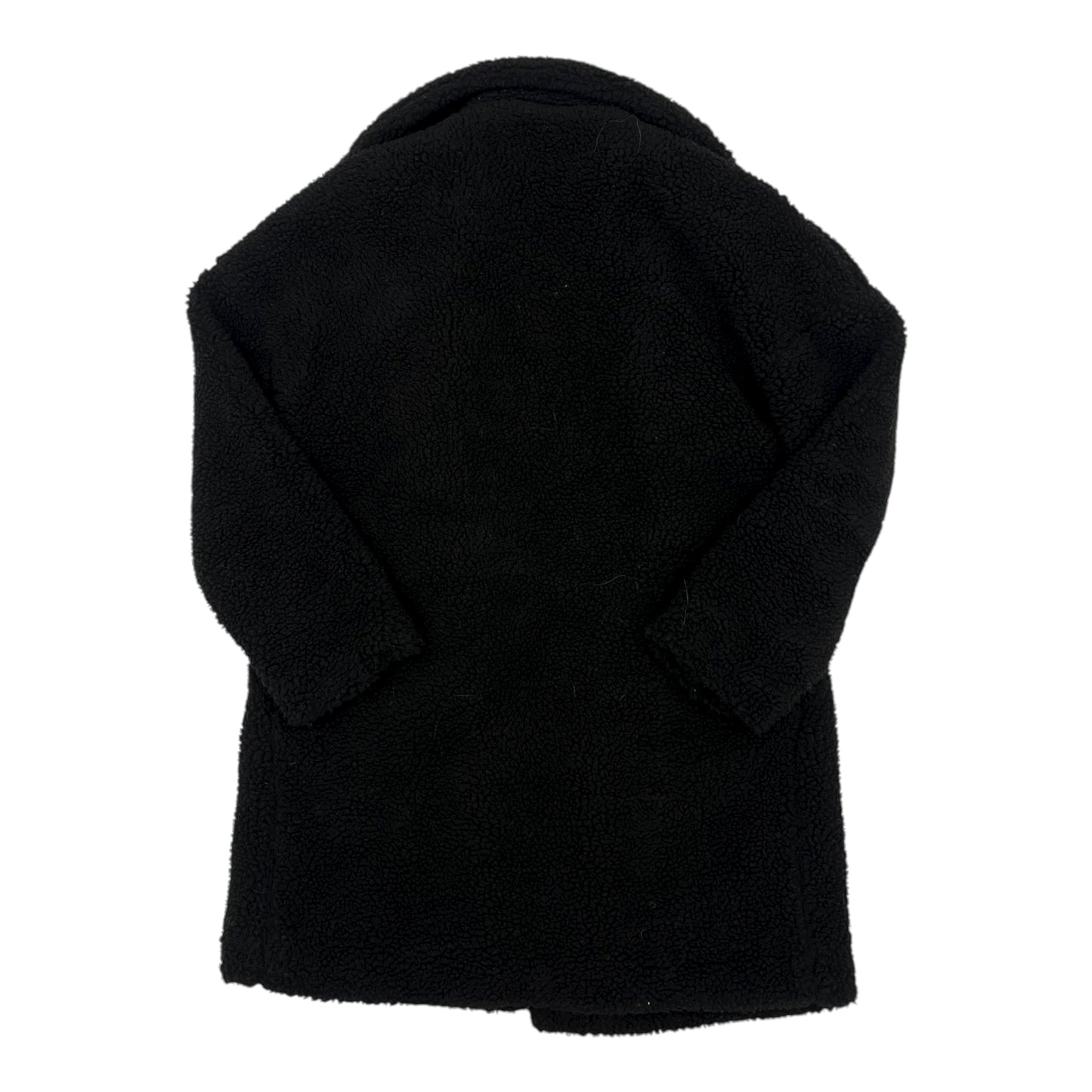 Coat Faux Fur & Sherpa By Pretty Little Thing In Black, Size:Xs