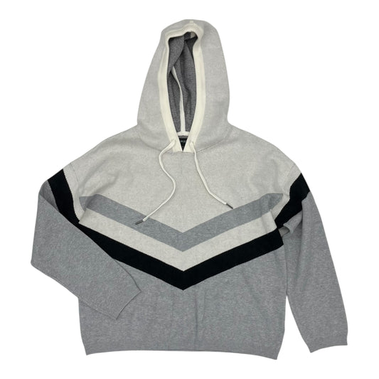 Sweater By Cynthia Rowley In Grey & White, Size:L