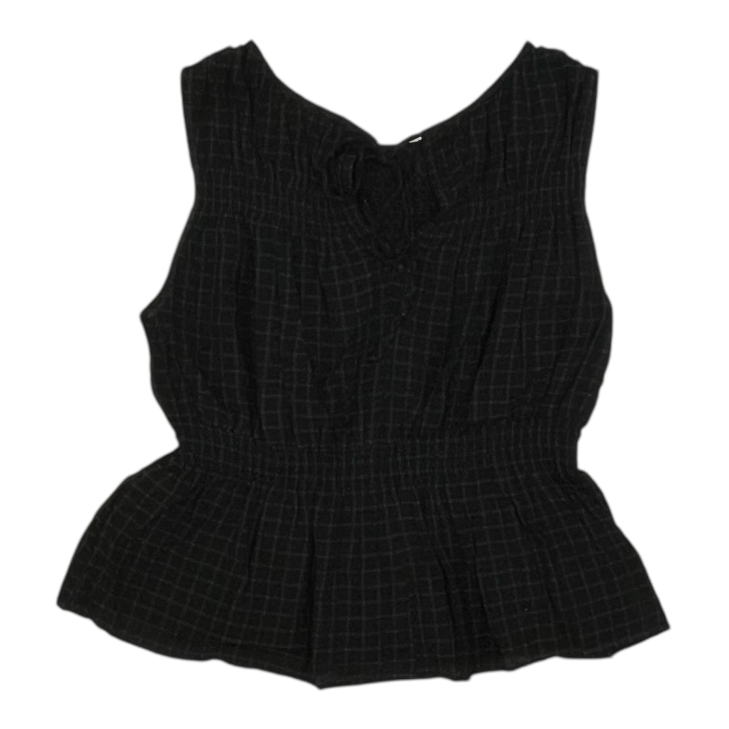 Blouse Sleeveless By Loft In Black, Size:M