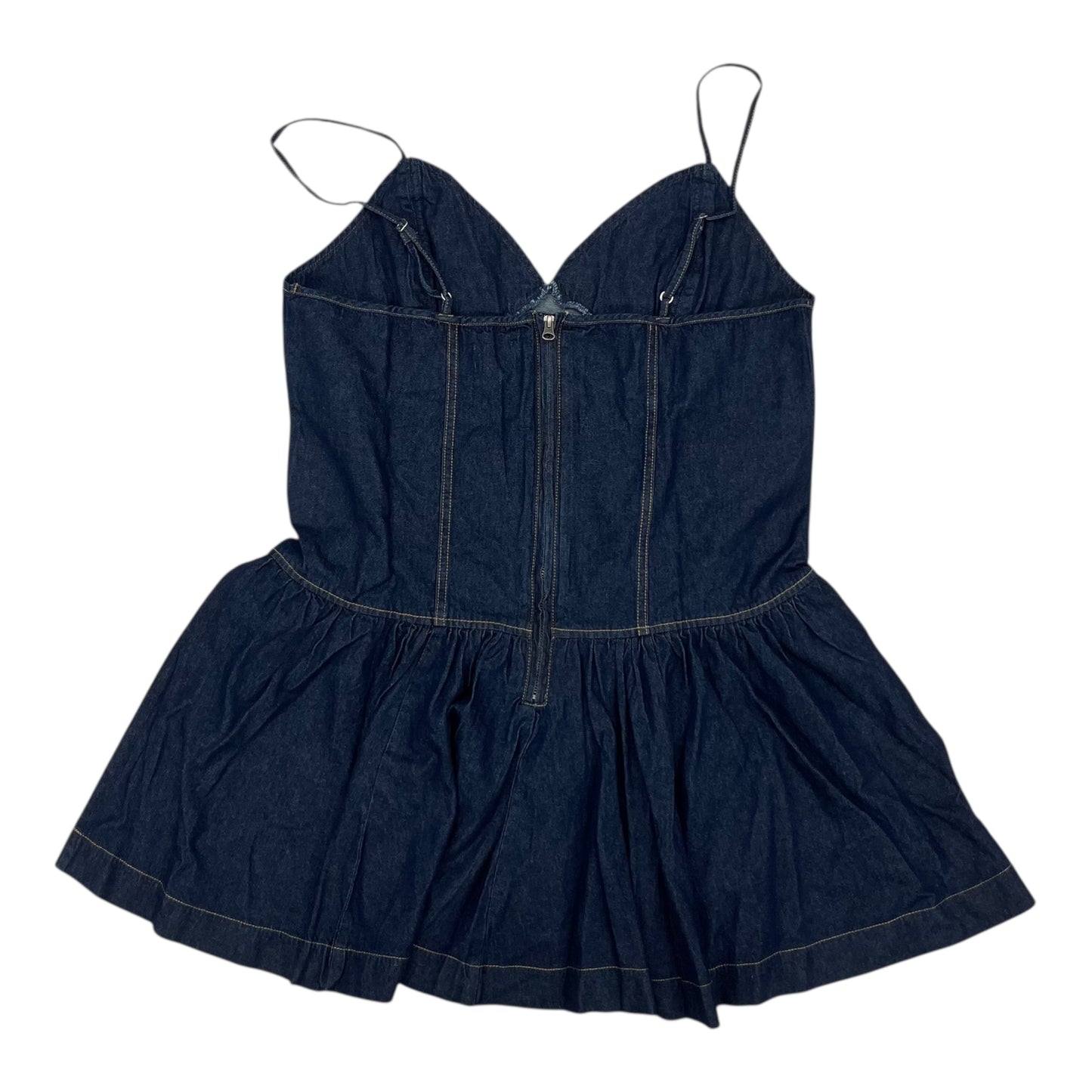 Dress Party Short By Scoop In Blue Denim, Size:18