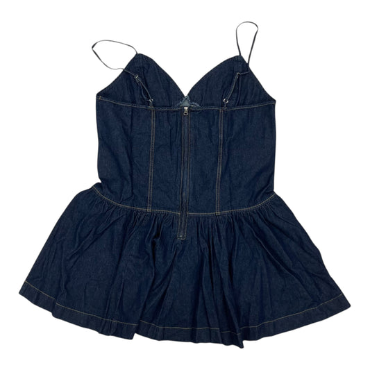 Dress Party Short By Scoop In Blue Denim, Size:18