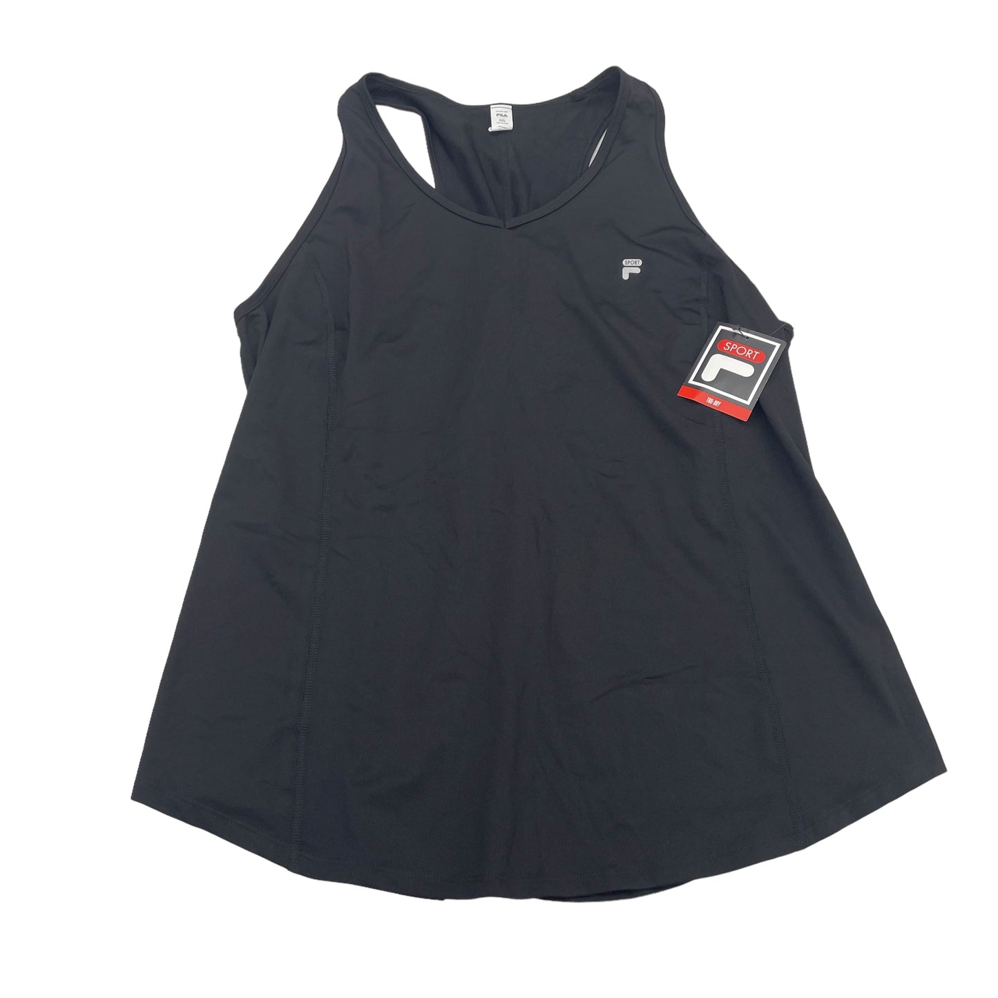 BLACK ATHLETIC TANK TOP by FILA Size:2X