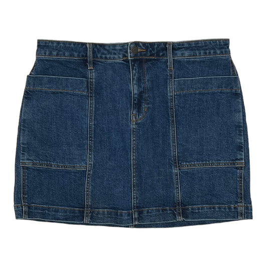 BLUE DENIM SKIRT MINI & SHORT by OLD NAVY Size:12