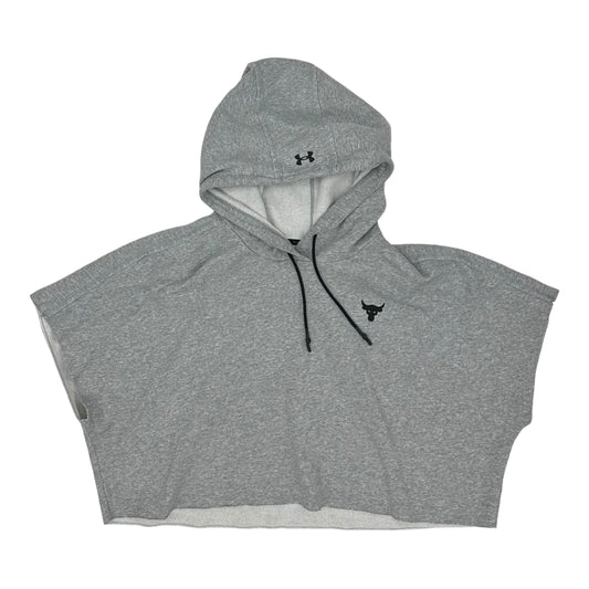 GREY ATHLETIC SWEATSHIRT HOODIE by UNDER ARMOUR Size:XL