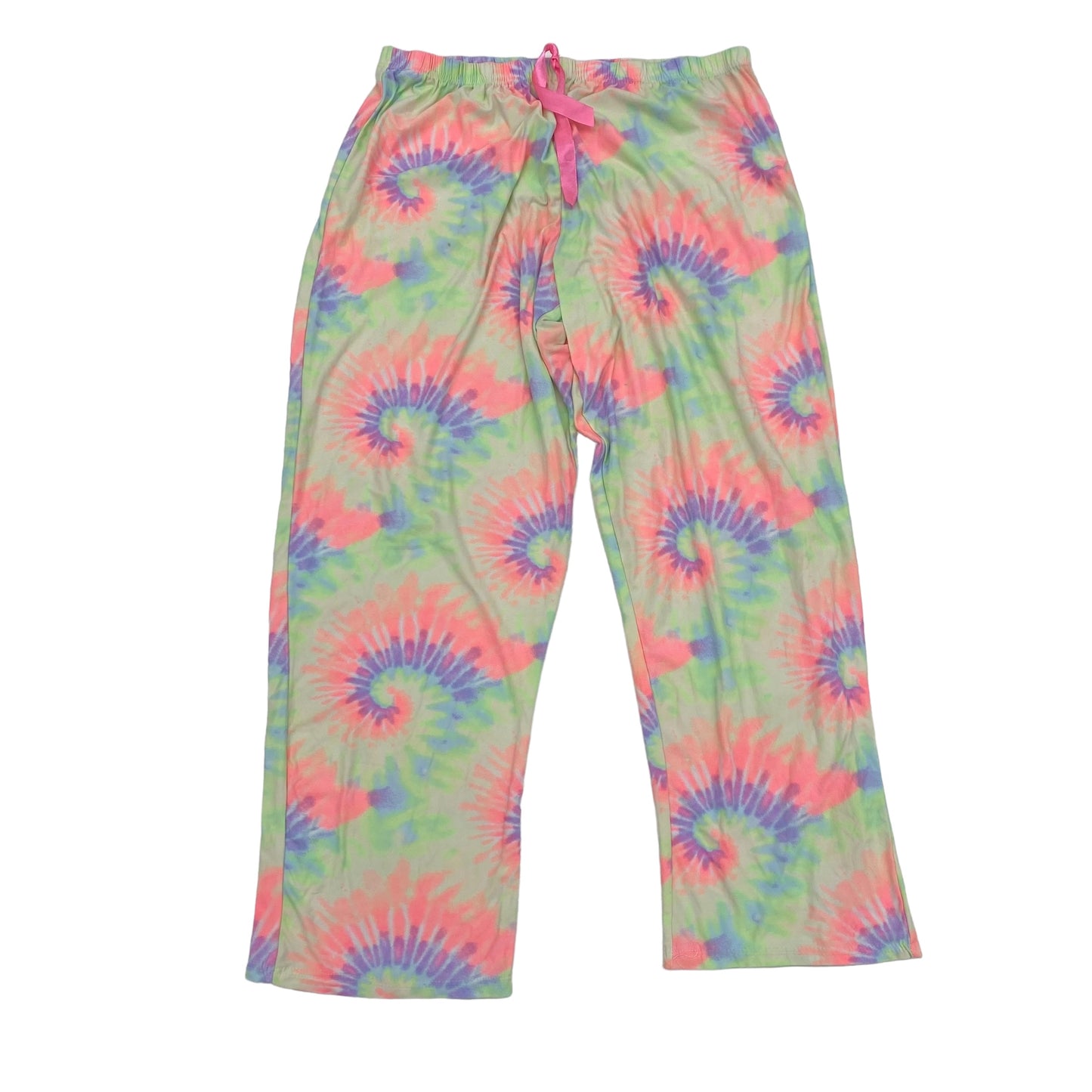 TIE DYE PRINT PAJAMA PANTS by BOBBIE BROOKS Size:1X