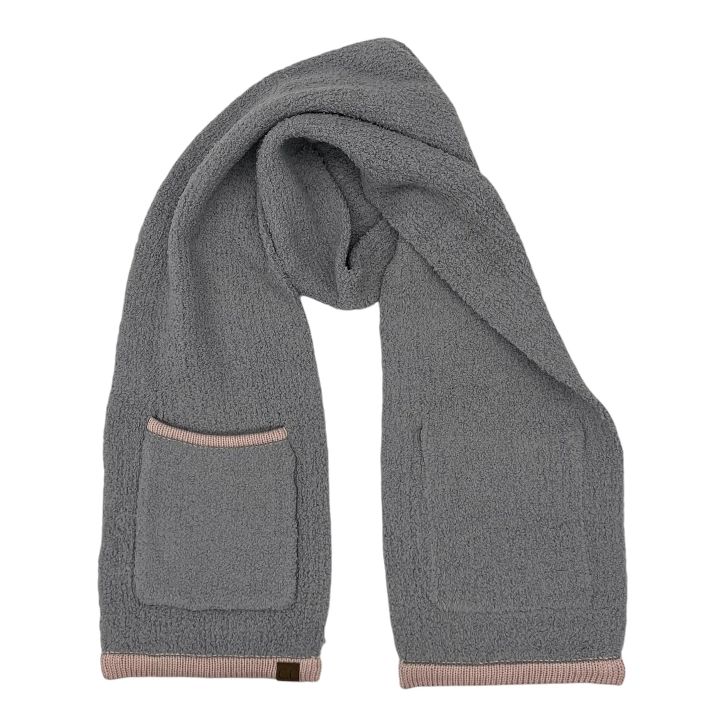 GREY SCARF WINTER by C AND C