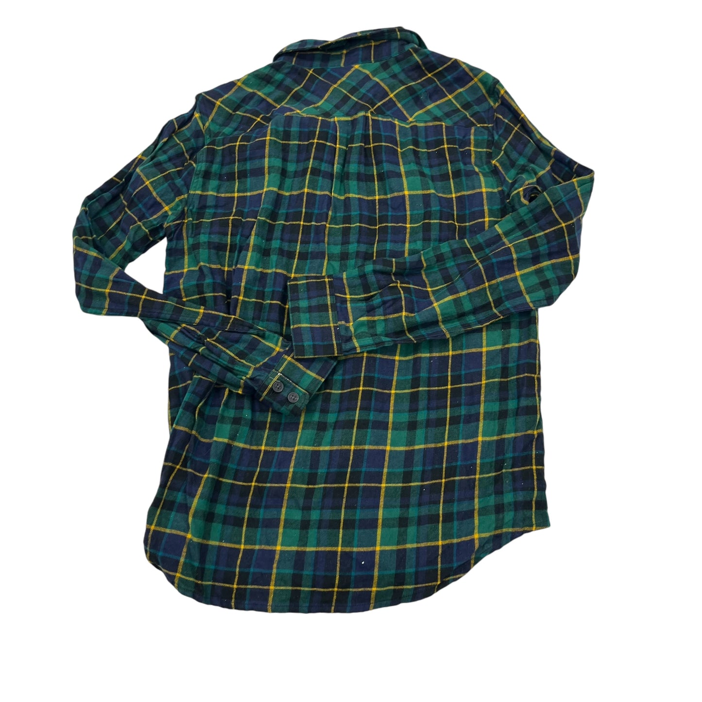 TOP LS By EDDIE BAUER In PLAID PATTERN, Size:S