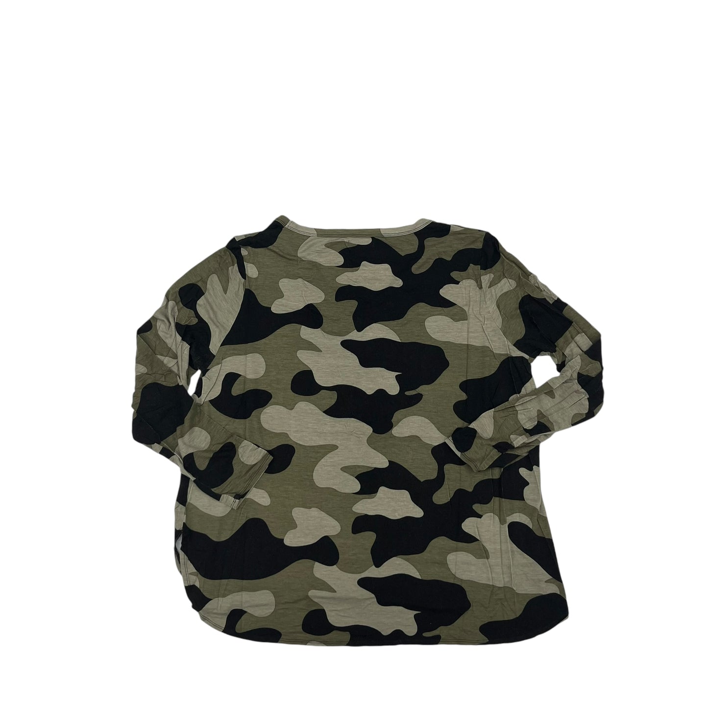 CAMOUFLAGE PRINT TOP LS by MUDPIE Size:L