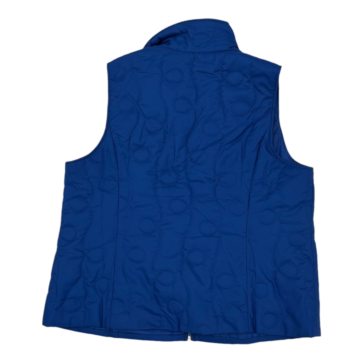 Vest Puffer & Quilted By Cj Banks In Blue, Size:2X