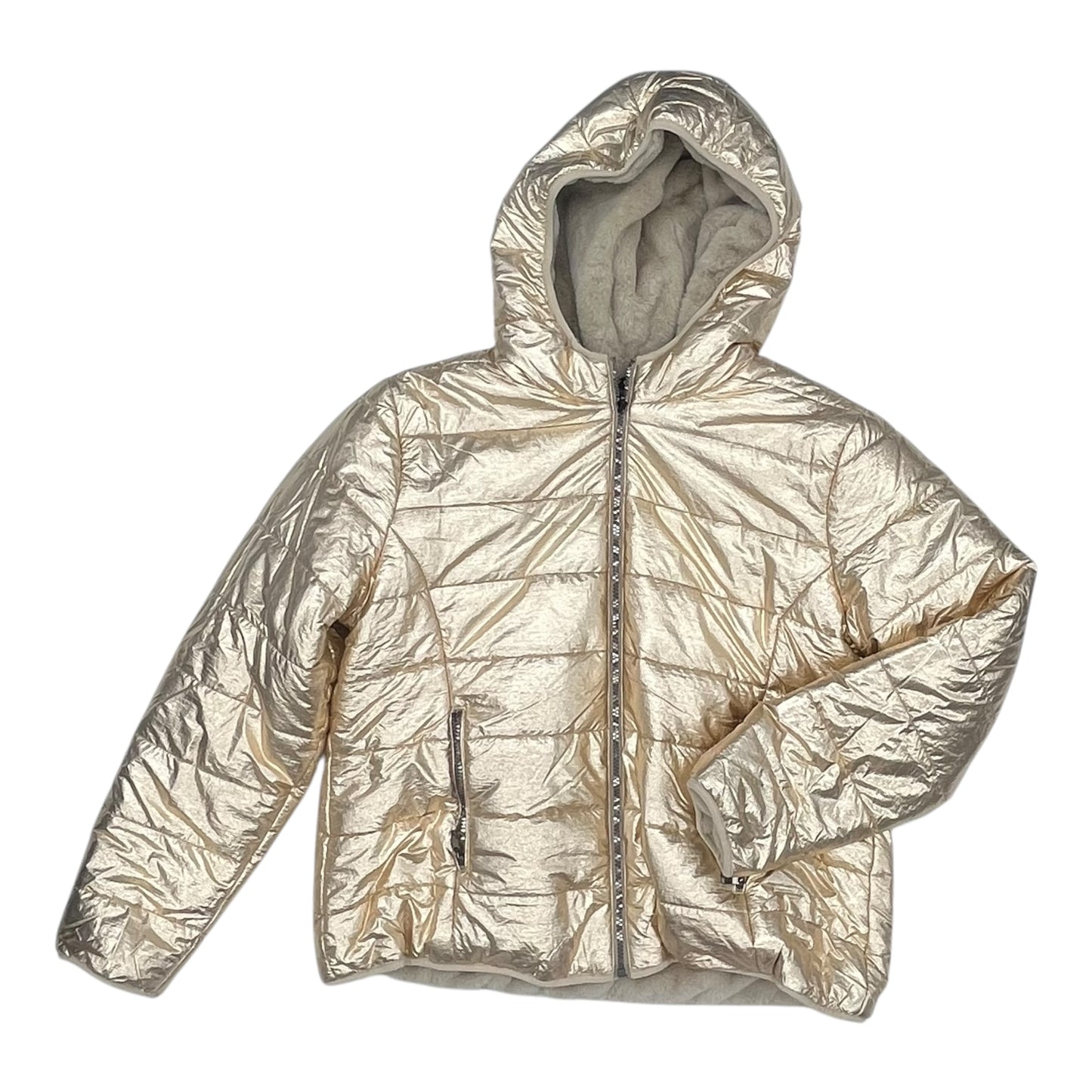 Coat Puffer & Quilted By Tribal In Gold, Size:Xl