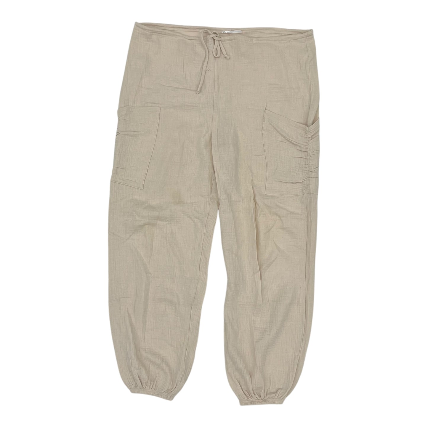 Pants Joggers By Clothes Mentor In Tan, Size:S