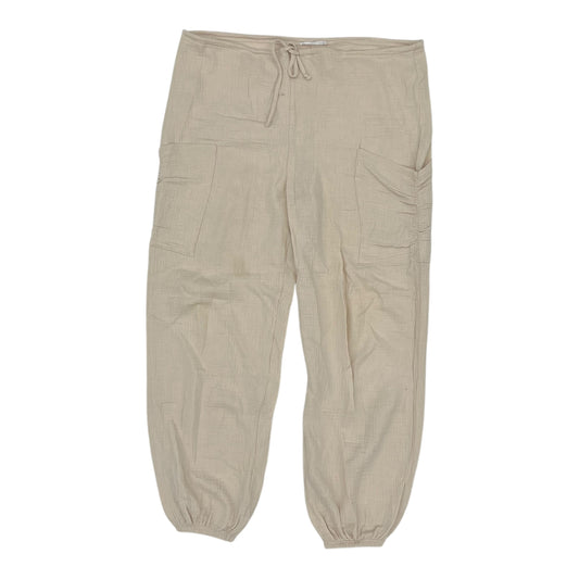Pants Joggers By Clothes Mentor In Tan, Size:S
