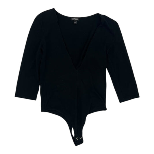 Bodysuit By Express In Black, Size:S