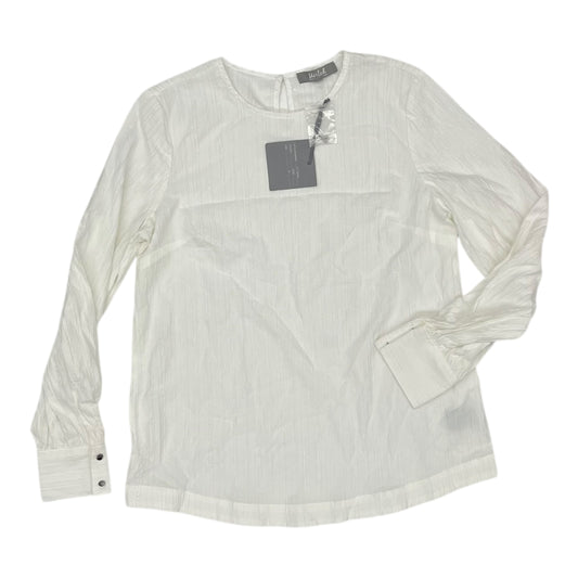 Blouse Ls By Marled In White, Size:M