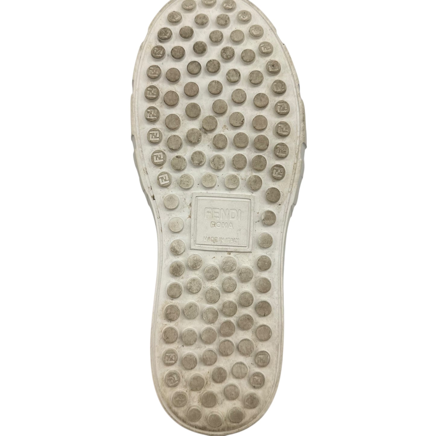 Shoes Luxury Designer By Fendi In White, Size:7.5