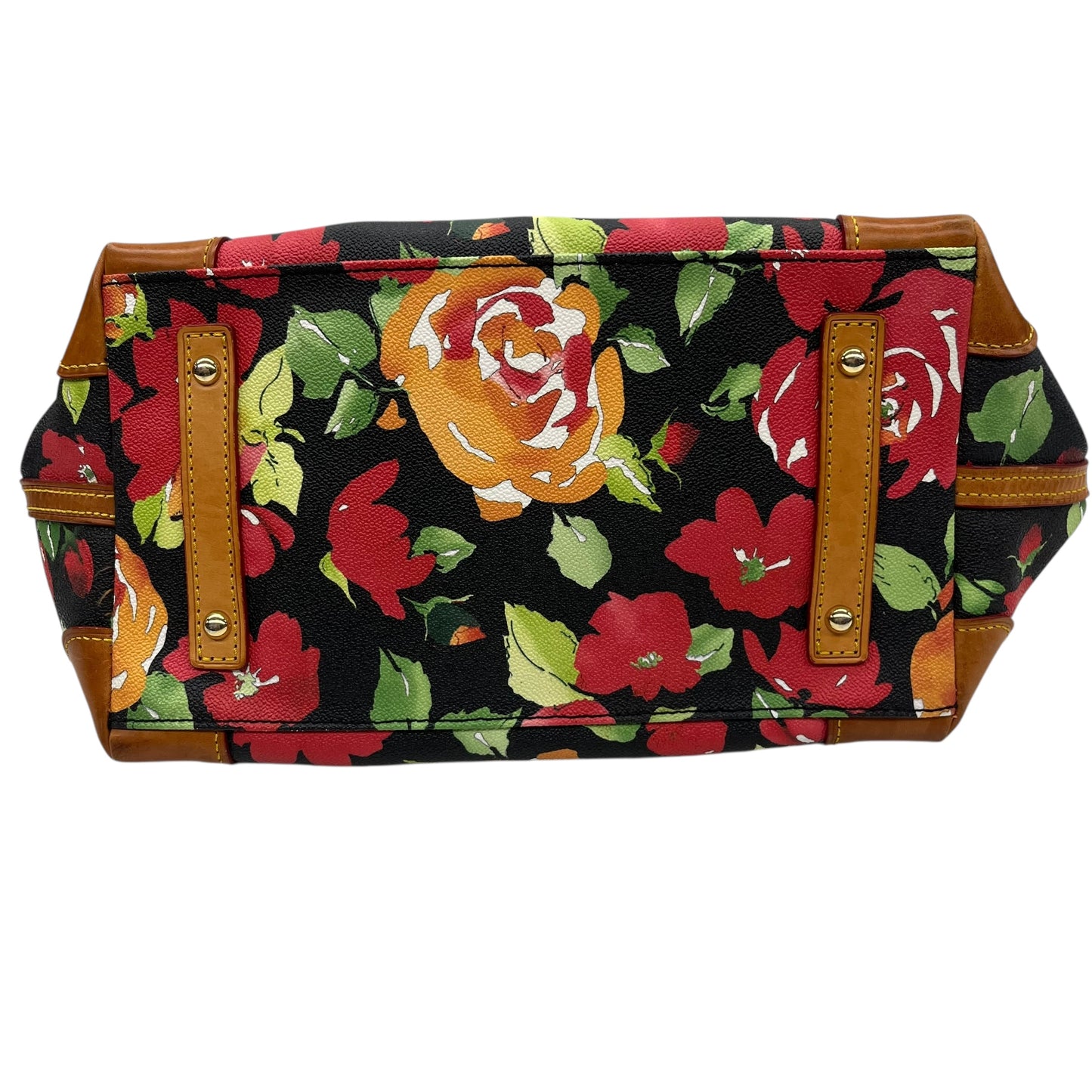 Handbag Designer By Dooney And Bourke In Floral Print, Size:Medium