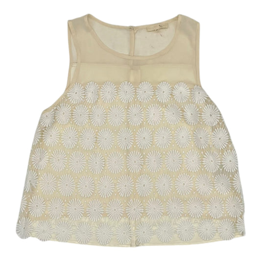 Blouse Sleeveless By Ryu In Cream, Size:M