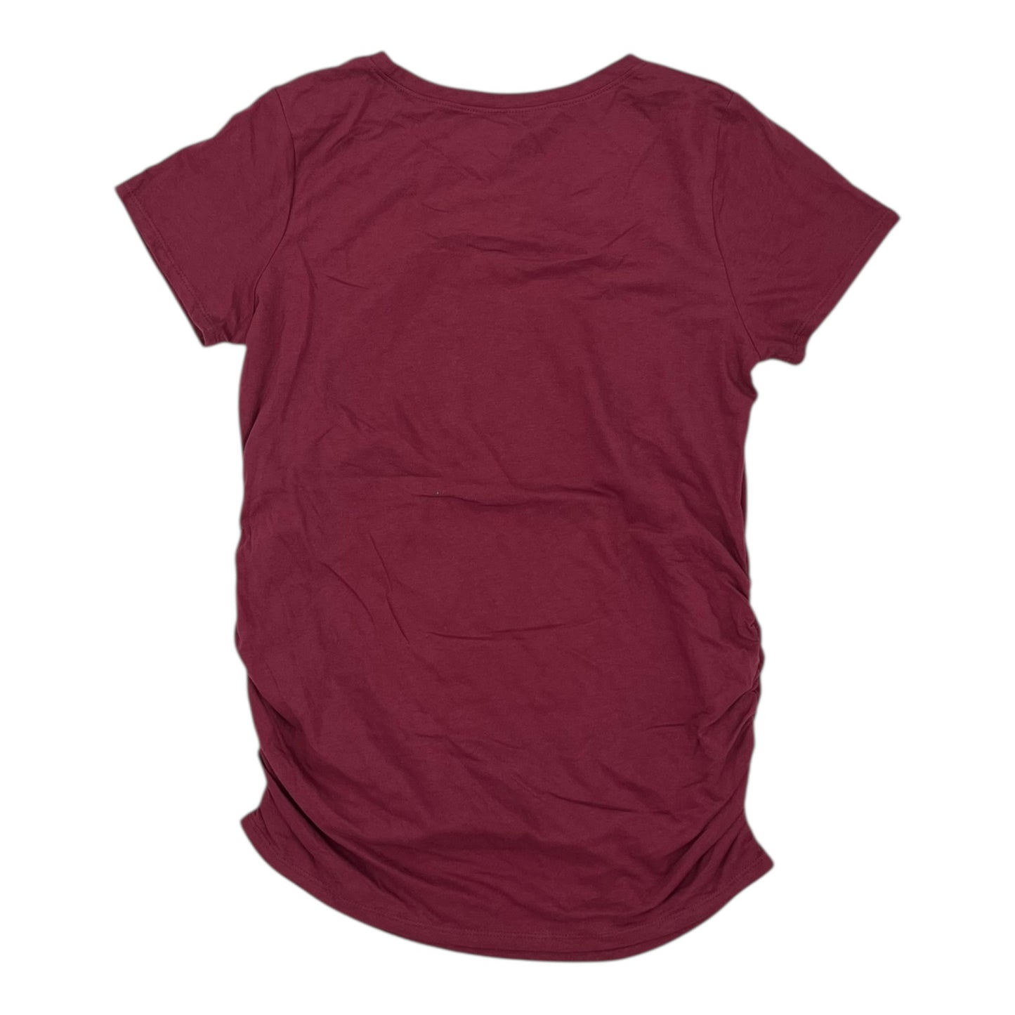 Mat Top Ss By Motherhood In Red, Size:M
