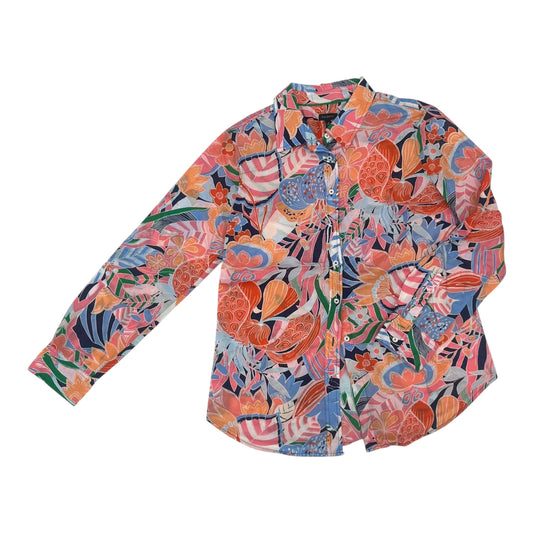 Blouse Ls By Talbots In Pink, Size:M