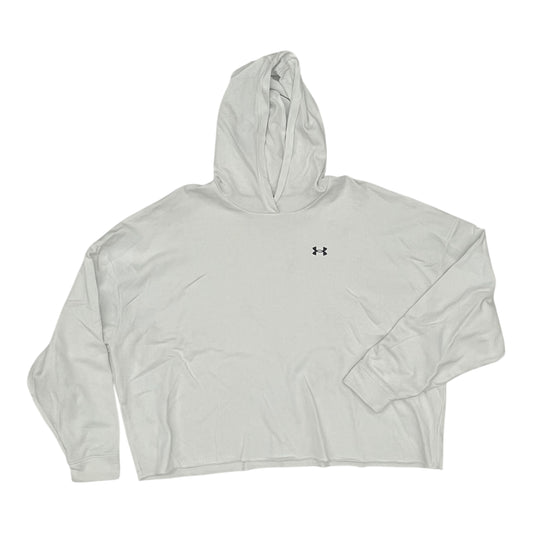 Athletic Sweatshirt Hoodie By Under Armour In White, Size:Xl