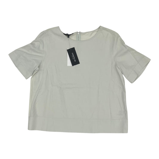 Blouse Designer By Lafayette 148 In Cream, Size:M
