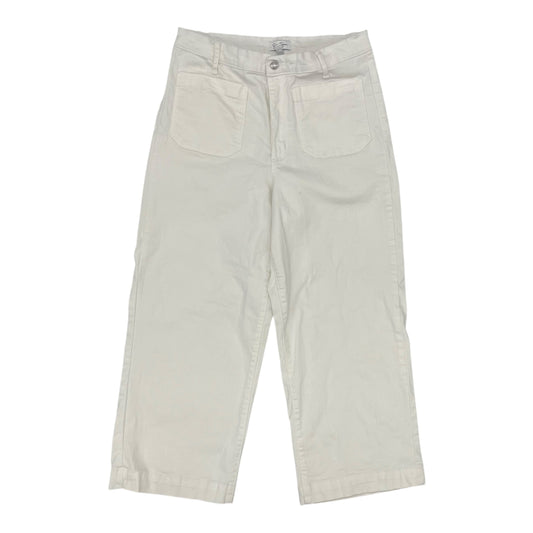 Jeans Wide Leg By Jessica Simpson In White Denim, Size:10