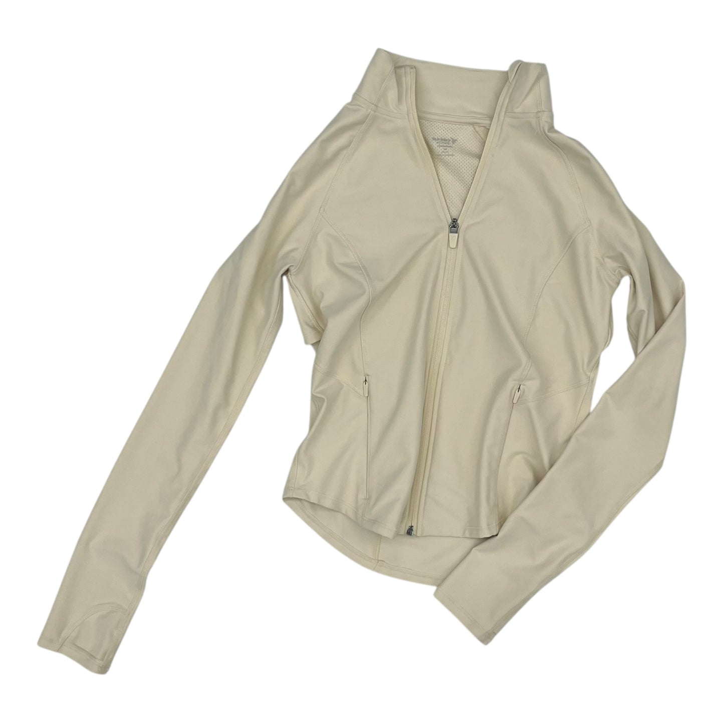 Athletic Jacket By Old Navy In Tan, Size:Xs