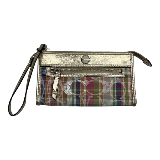 Wristlet Designer By Coach In Multi, Size:Medium