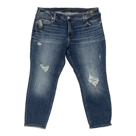 JEANS BOYFRIEND by SILVER In BLUE DENIM, Size: 20