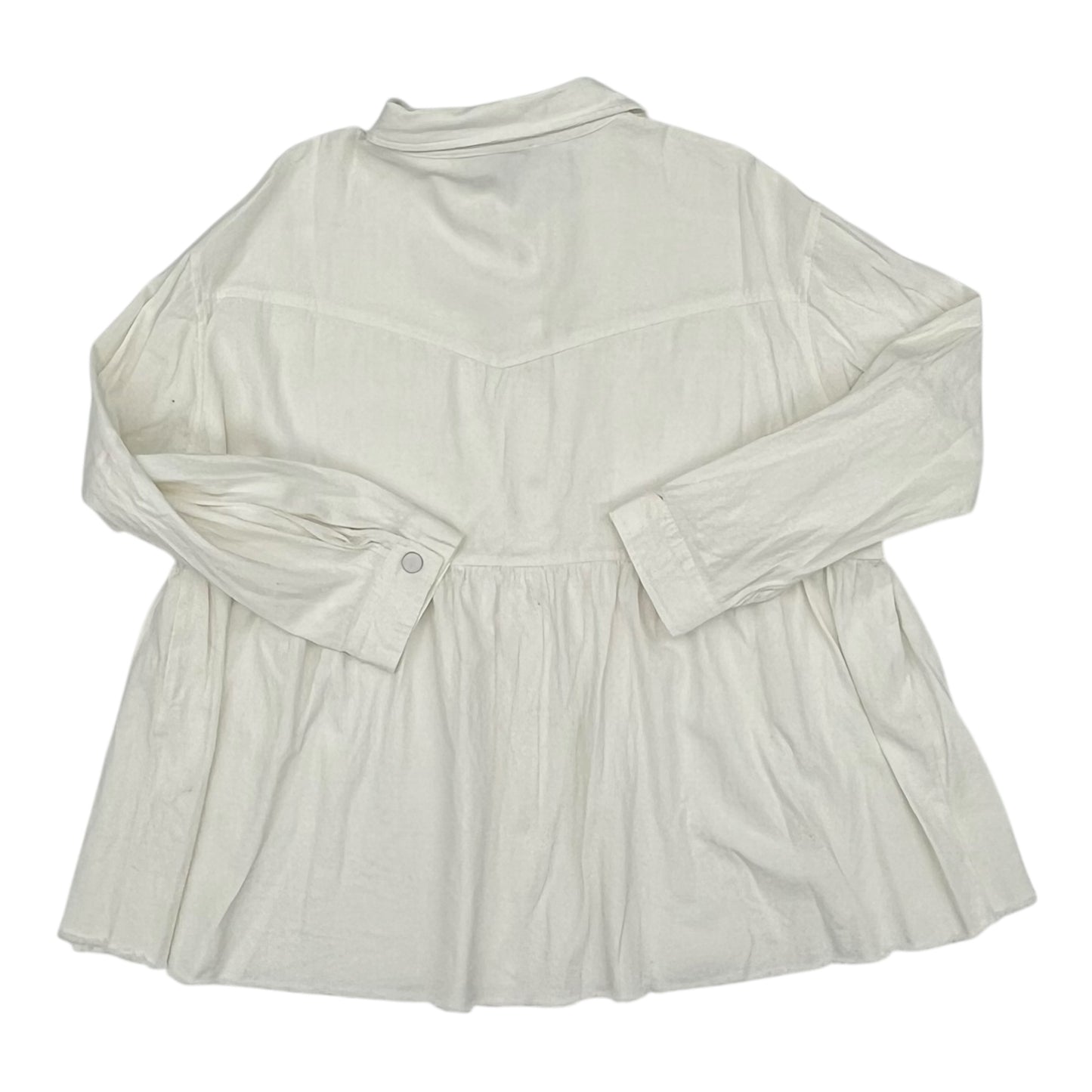 Top Ls By Davi & Dani In White, Size:3X
